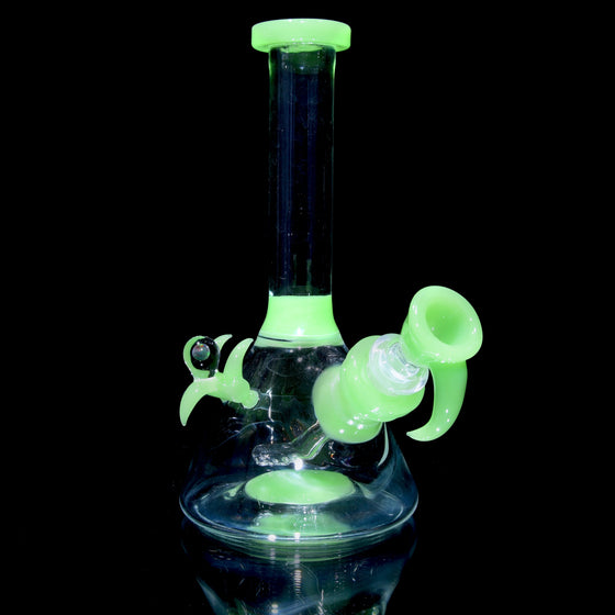 Worked Removable Downstem Mini Tube w/ Opal - Antidote - 14mm Female