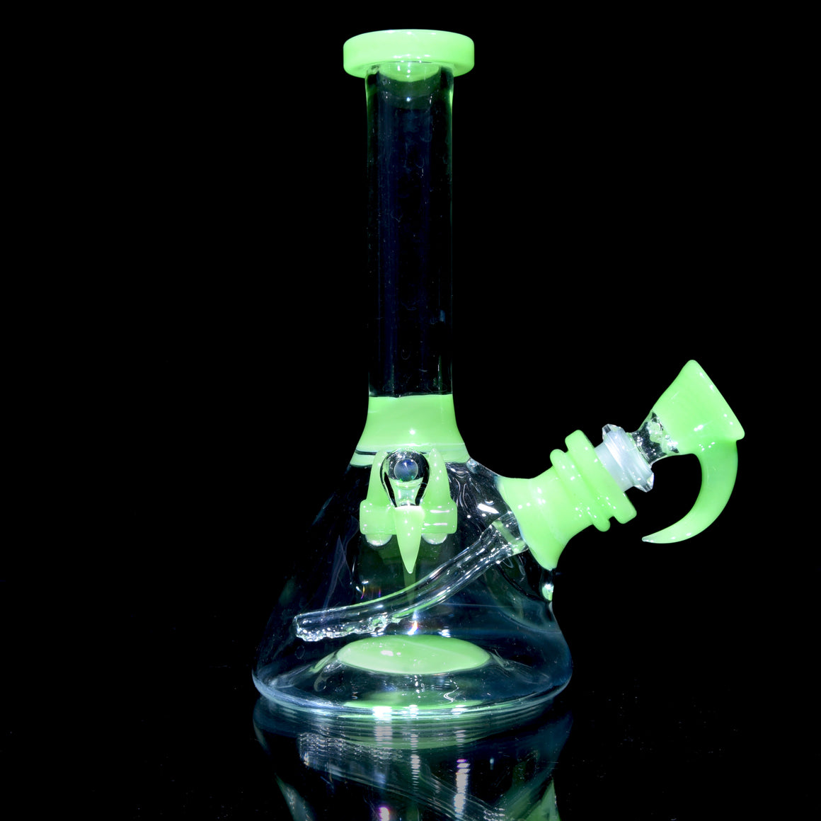 Worked Removable Downstem Mini Tube w/ Opal - Antidote - 14mm Female