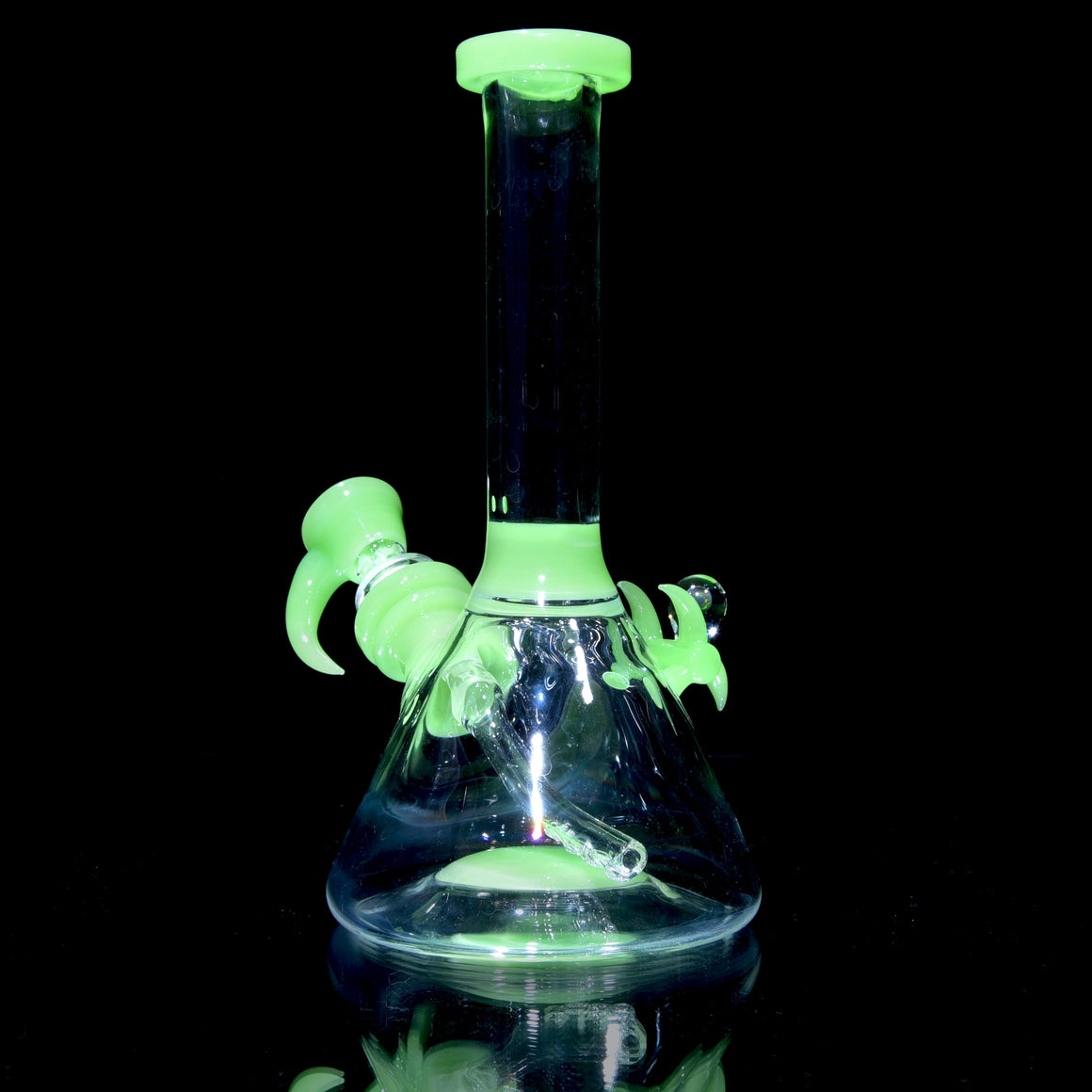 Worked Removable Downstem Mini Tube w/ Opal - Antidote - 14mm Female