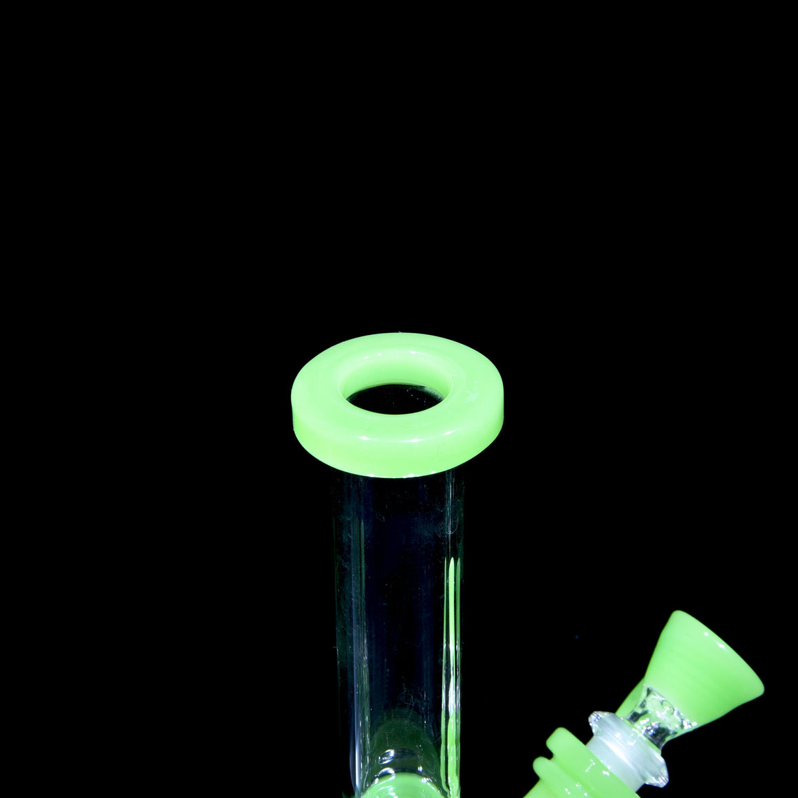 Worked Removable Downstem Mini Tube w/ Opal - Antidote - 14mm Female