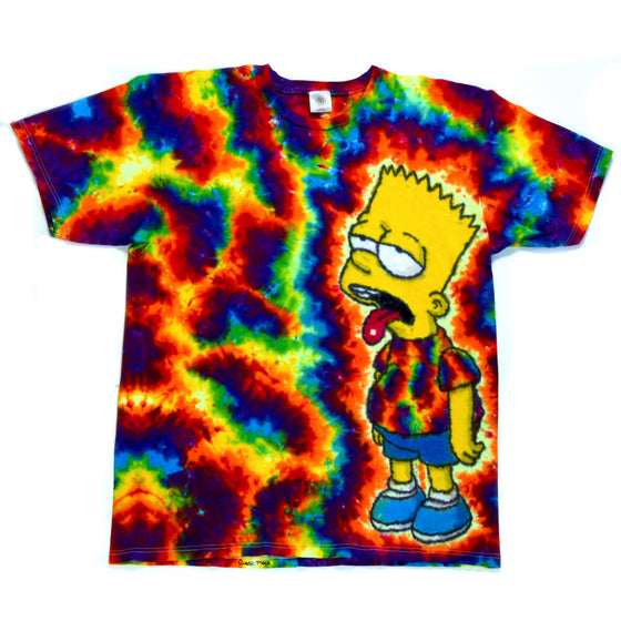 Large - "Zoned Out" UV Reactive Short-sleeve Tie Dye T-Shirt