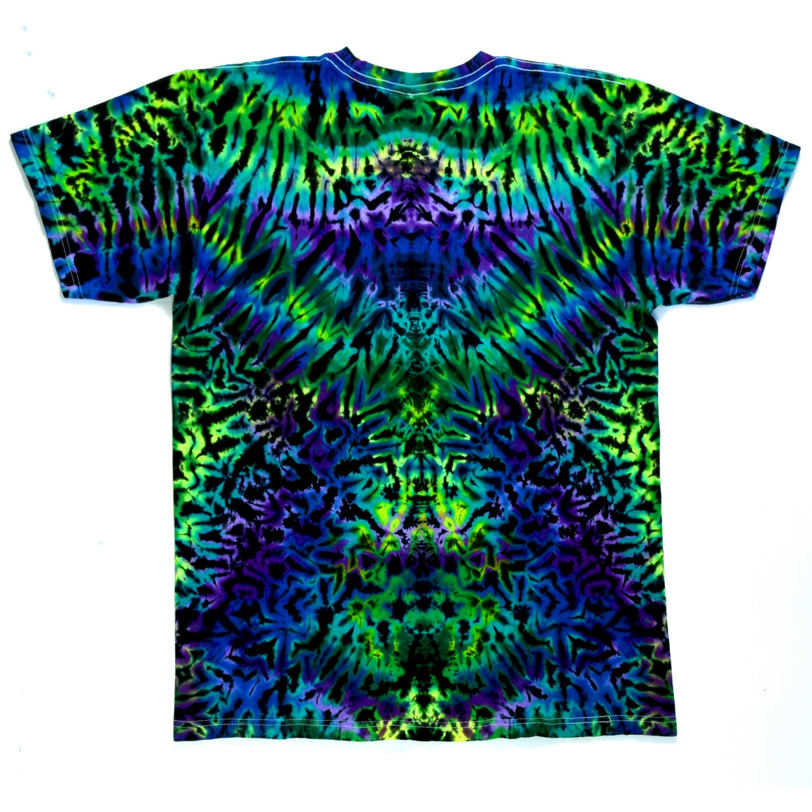 Medium - Short-sleeve Tie Dye T-Shirt - Northern Lights Mandala Combo