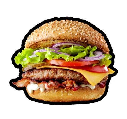 Moody Burger - 8" Hamburger Mood Mat