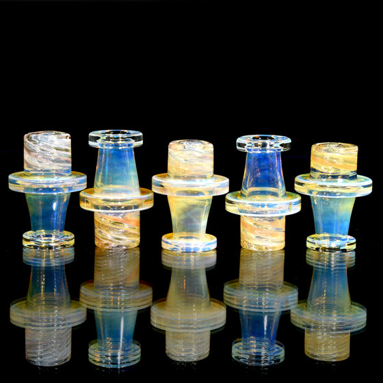 Gold & Silver-fumed Dual-hole Spinner Cap